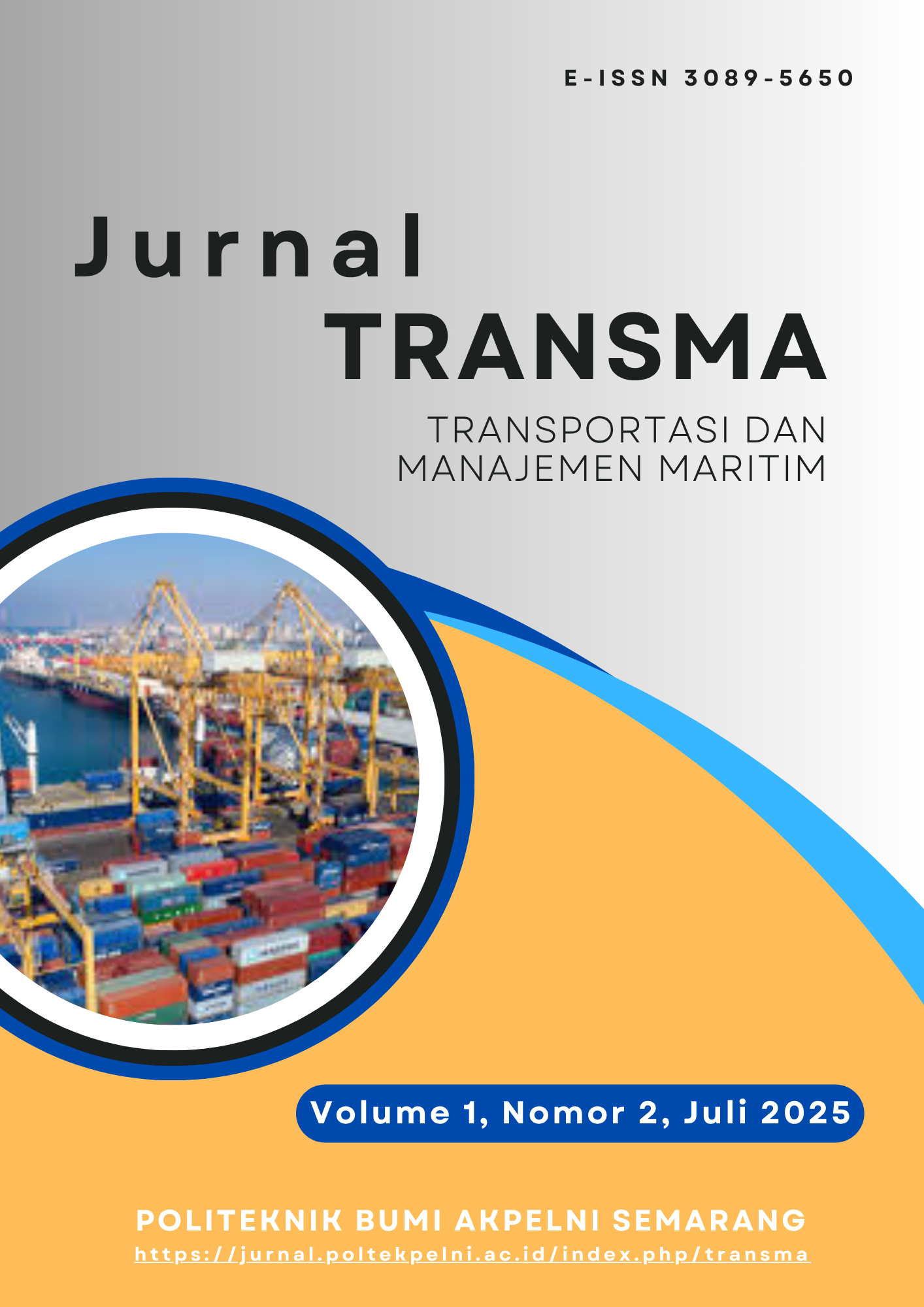 					View Vol. 1 No. 2 (2025): Jurnal Transportasi dan Manajemen Maritim (TRANSMA)
				